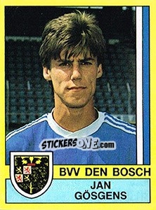 Sticker Jan Gösgens - Voetbal 1989-1990 - Panini