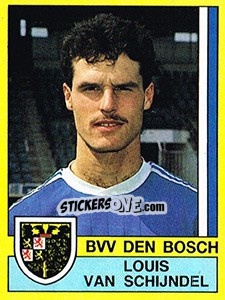 Sticker Louis van Schijndel - Voetbal 1989-1990 n. 28 - Panini