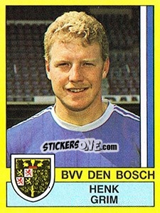 Sticker Henk Grim - Voetbal 1989-1990 - Panini