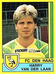 Sticker Harry van der Laan - Voetbal 1989-1990 - Panini