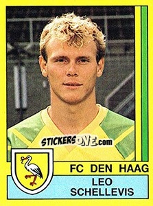Sticker Leo Schellevis - Voetbal 1989-1990 n. 47 - Panini