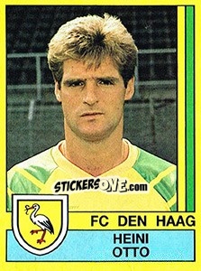 Sticker Heini Otto - Voetbal 1989-1990 - Panini