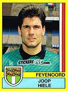 Cromo Joop Hiele - Voetbal 1989-1990 - Panini