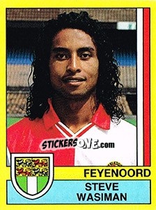 Sticker Steve Wasiman - Voetbal 1989-1990 - Panini