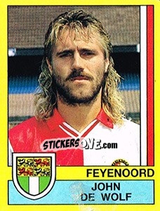 Sticker John de Wolf - Voetbal 1989-1990 n. 56 - Panini