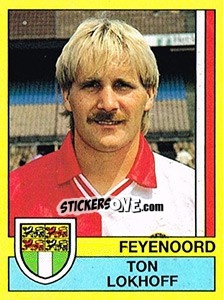 Figurina Ton Lokhoff - Voetbal 1989-1990 - Panini