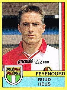 Figurina Ruud Heus - Voetbal 1989-1990 - Panini