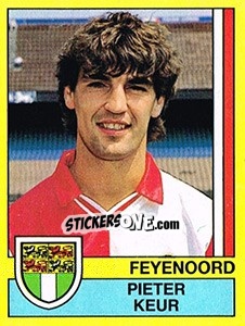 Sticker Pieter Keur - Voetbal 1989-1990 n. 64 - Panini