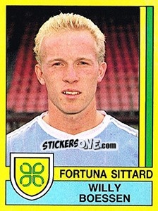 Cromo Willy Boessen - Voetbal 1989-1990 n. 72 - Panini