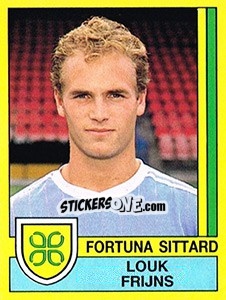 Sticker Louk Frijns - Voetbal 1989-1990 n. 73 - Panini