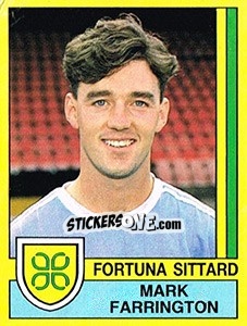 Cromo Mark Farrington - Voetbal 1989-1990 n. 81 - Panini