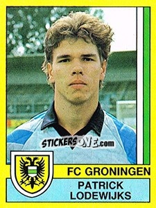 Cromo Patrick Lodewijks - Voetbal 1989-1990 - Panini