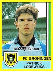 Sticker Patrick Lodewijks - Voetbal 1989-1990 - Panini