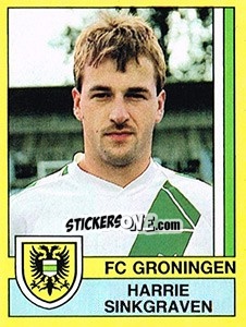 Sticker Harrie Sinkgraven - Voetbal 1989-1990 n. 87 - Panini