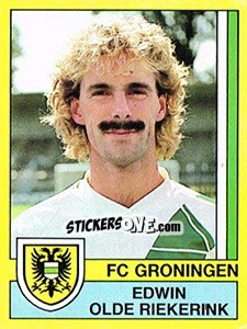 Figurina Edwin Olde Riekerink - Voetbal 1989-1990 - Panini