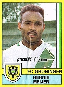 Sticker Hennie Meijer - Voetbal 1989-1990 - Panini