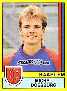 Sticker Michel Doesburg - Voetbal 1989-1990 n. 100 - Panini