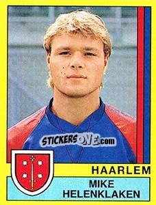 Sticker Mike Helenklaken - Voetbal 1989-1990 n. 103 - Panini
