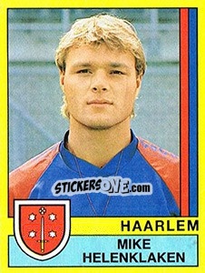 Sticker Rob Matthaei - Voetbal 1989-1990 - Panini