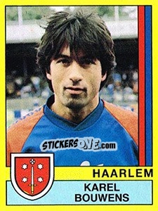 Sticker Karel Bouwens - Voetbal 1989-1990 n. 114 - Panini