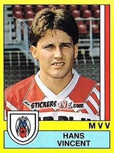 Sticker Hans Vincent - Voetbal 1989-1990 - Panini