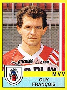 Sticker Guy François - Voetbal 1989-1990 - Panini