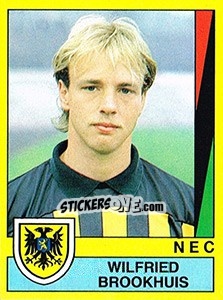 Figurina Wilfried Brookhuis - Voetbal 1989-1990 - Panini