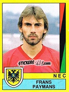 Sticker Frans Paymans - Voetbal 1989-1990 - Panini