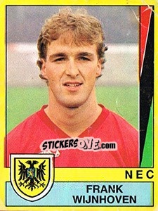 Sticker Frank Wijnhoven - Voetbal 1989-1990 - Panini