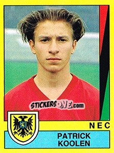 Cromo Patrick Koolen - Voetbal 1989-1990 - Panini