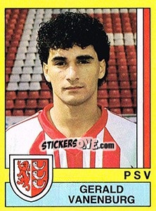 Sticker Gerald Vanenburg - Voetbal 1989-1990 n. 155 - Panini
