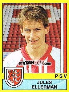 Sticker Jules Ellerman - Voetbal 1989-1990 - Panini