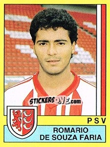 Sticker Romario de Souza Faria - Voetbal 1989-1990 n. 159 - Panini