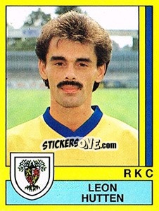 Sticker Leon Hutten - Voetbal 1989-1990 - Panini