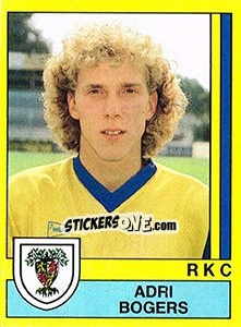 Sticker Adri Bogers - Voetbal 1989-1990 - Panini