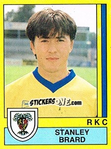 Sticker Stanley Brard - Voetbal 1989-1990 n. 168 - Panini