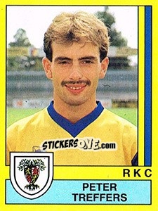 Sticker Peter Treffers - Voetbal 1989-1990 - Panini