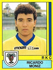 Sticker Ricardo Moniz - Voetbal 1989-1990 - Panini