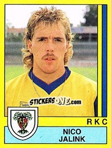 Sticker Nico Jalink - Voetbal 1989-1990 - Panini