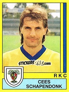 Figurina Cees Schapendonk - Voetbal 1989-1990 - Panini