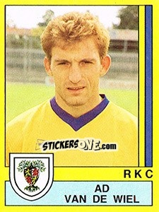 Sticker Ad van de Wiel - Voetbal 1989-1990 n. 177 - Panini