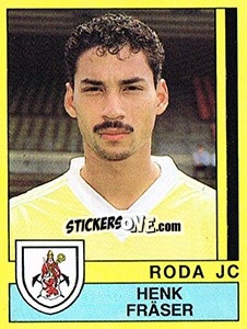 Sticker Henk Fräser - Voetbal 1989-1990 n. 182 - Panini
