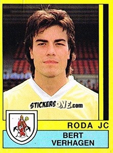Sticker Bert Verhagen - Voetbal 1989-1990 n. 183 - Panini