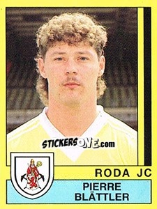 Sticker Pierre Blättler - Voetbal 1989-1990 n. 185 - Panini