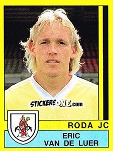 Sticker Eric van de Luer - Voetbal 1989-1990 n. 187 - Panini