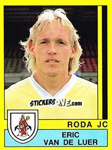 Sticker Eric van de Luer - Voetbal 1989-1990 - Panini