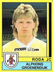 Sticker Alphons Groenendijk - Voetbal 1989-1990 n. 188 - Panini