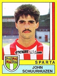 Figurina John Schuurhuizen - Voetbal 1989-1990 - Panini