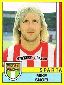 Sticker Mike Snoei - Voetbal 1989-1990 - Panini