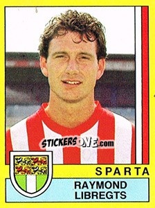 Sticker Raymond Libregts - Voetbal 1989-1990 n. 202 - Panini